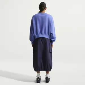 Løstsiddende sweatshirt til kvinder Nike Phoenix Fleece image-3