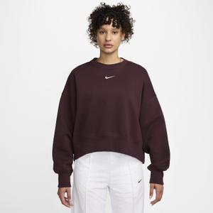 Sweatshirt 1/4 Reißverschluss Damen Nike Phoenix Fleece image-3