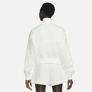 Sweatshirt med 1/4 lynlås til kvinder Nike Phoenix Fleece image-2