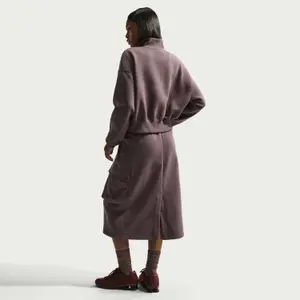 Camisola com fecho de correr 1/4 para mulher Nike Phoenix Fleece image-1