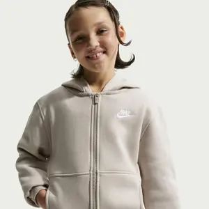 Hooded sweatshirt with zipper Nike Club Fleece image-3