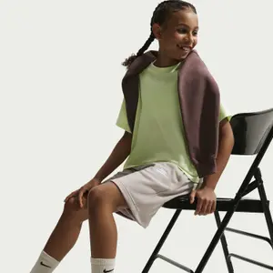 Shorts in pile per bambini Nike Club Fleece image-4