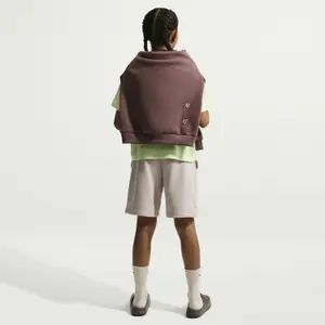 Shorts in pile per bambini Nike Club Fleece image-3