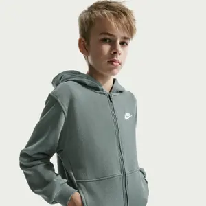 Dětská mikina s kapucí na zip Nike Club image-2
