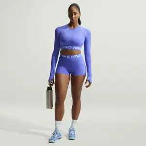 Långärmad tröja för kvinnor Nike Pro image-1