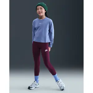 Girl's high-waisted leggings Nike Classics image-0