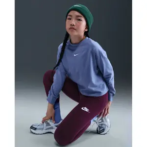 Girl's high-waisted leggings Nike Classics image-4