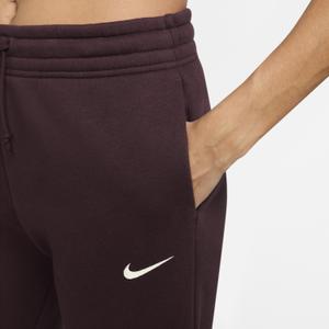 Calças de treino de cintura média para mulher Nike Phoenix Fleece image-4