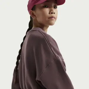 Dívčí mikina s kulatým výstřihem Nike Club Fleece image-2