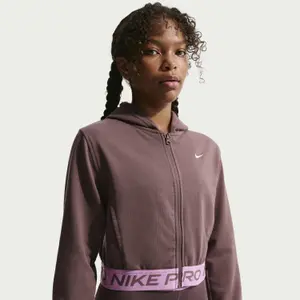 Sweatshirt à capuche zippé fille Nike Pro Fleece image-3