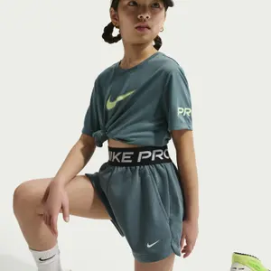 Shorts da bambina Nike Pro Fleece image-0