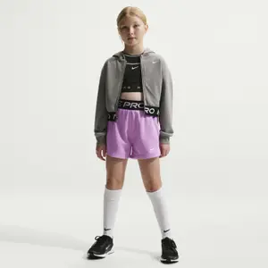Shorts da bambina Nike Pro Fleece image-2