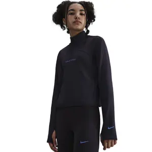 Girls' 1/2 zip training top Nike Pro image-1