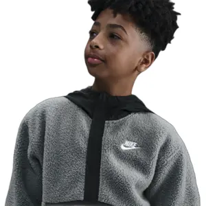 Polar z kapturem 1/4 zip dla dzieci Nike Club Fleece image-0