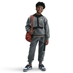 Polar z kapturem 1/4 zip dla dzieci Nike Club Fleece image-2