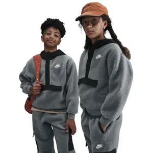 Polar z kapturem 1/4 zip dla dzieci Nike Club Fleece image-6