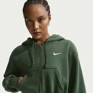Dame hoodie med dobbel lynlås Nike Phoenix Fleece image-4