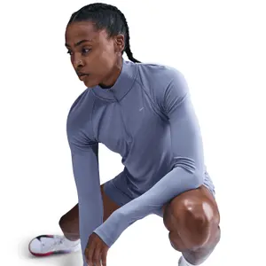 Maillot manches longues demi-zip femme Nike Tempo Swoosh image-2