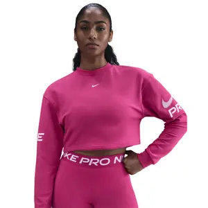 Felpa girocollo donna Nike Pro image-1