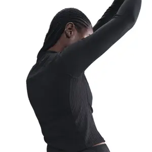 Top de treino de manga comprida para mulher Nike Top Pro image-4