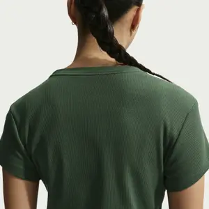 T-shirt da donna a coste Nike image-2