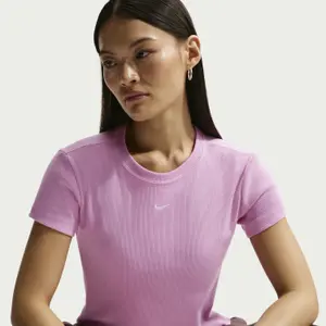 T-shirt da donna a coste Nike image-2