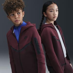 Children's zip-up hooded jacket Nike Tech Fleece image-4