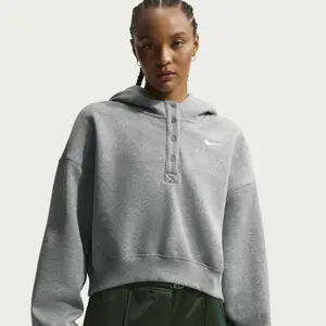 Women's short hooded sweatshirt Nike Phoenix Fleece image-2