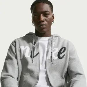 Sweatshirt med hætte og lynlås Nike Club image-3