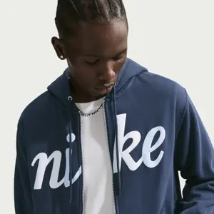 Sweatshirt med hætte og lynlås Nike Club image-2