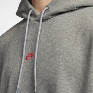 Camisola com capuz em malha polar Nike Club image-3