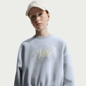 Bluza dziewczęca Nike Club Fleece image-3