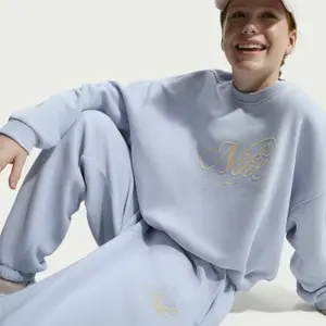 Pantaloni della tuta larghi per ragazza Nike Club Fleece image-4