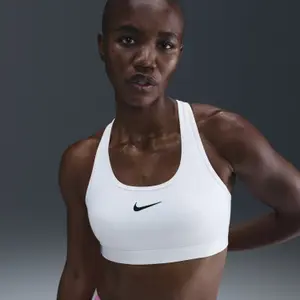 Sport-BH Mittlerer Halt Damen Nike Swoosh image-2
