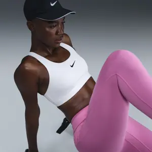 Sport-BH Mittlerer Halt Damen Nike Swoosh image-4