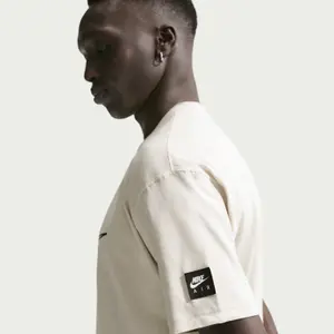 Camiseta de algodón de peso medio amplia Nike image-0