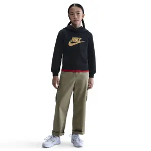 Camisola com capuz para criança Nike Club Fleece image-1