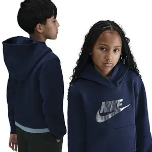 Camisola com capuz para criança Nike Club Fleece image-4