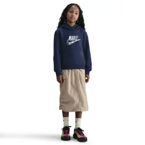Camisola com capuz para criança Nike Club Fleece image-1