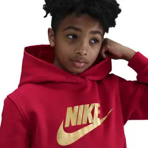 Camisola com capuz para criança Nike Club Fleece image-6
