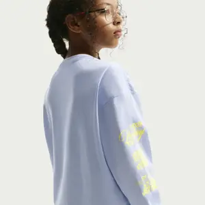 Camiseta de manga larga oversize para chica Nike image-3