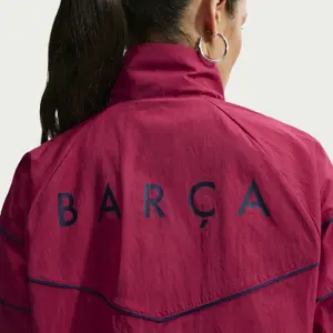 FC Barcelona women's waterproof jacket 2026/27 image-3