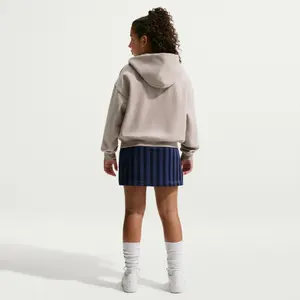 Sudadera con capucha y cremallera para niña Nike Sportswear Studio Fleece image-3