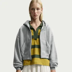 Damska bluza z kapturem zapinana na zamek Nike Studio image-1