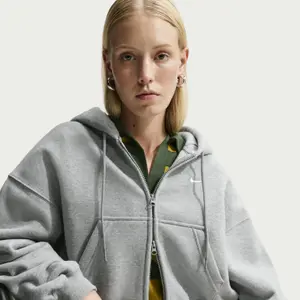 Damska bluza z kapturem zapinana na zamek Nike Studio image-5