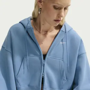Oversized Kapuzenpullover Damen Nike Studio Fleece image-5