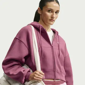 Damska bluza z kapturem zapinana na zamek Nike Studio image-2