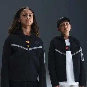 Children's zip-up hooded sweatshirt Nike Sportswear Tech Fleece image-5