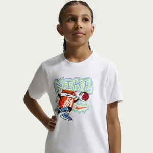 Children's cotton drop shoulder T-shirt Nike image-2
