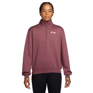 Träningstopp för kvinnor Nike Studio Fleece Sport image-0